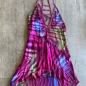 RARE Silk Beach Bunny swim coverup